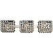 Marazzi LED 22 inch Polished Nickel Bath Vanity Wall Light in Firenze Clear