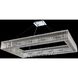 Baguette 14 Light 27 inch Chrome Pendant Ceiling Light in Firenze Clear