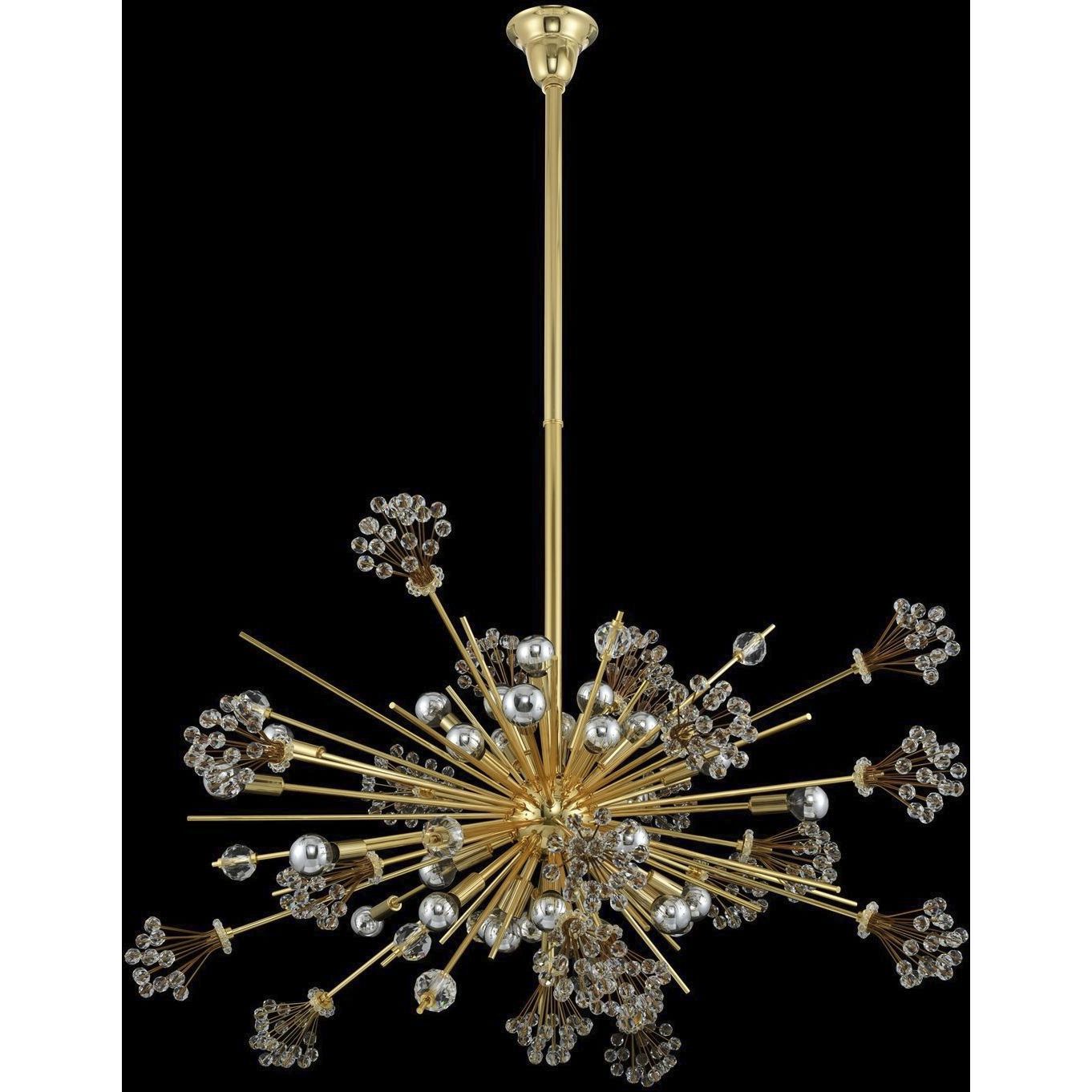Constellation 30 Light 36 inch 18K Gold Pendant Ceiling Light