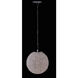 Lina 10 inch Polished Chrome Pendant Ceiling Light in Firenze Clear