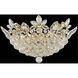 Treviso 8 Light 21 inch 18K Gold Semi Flush Mount Ceiling Light