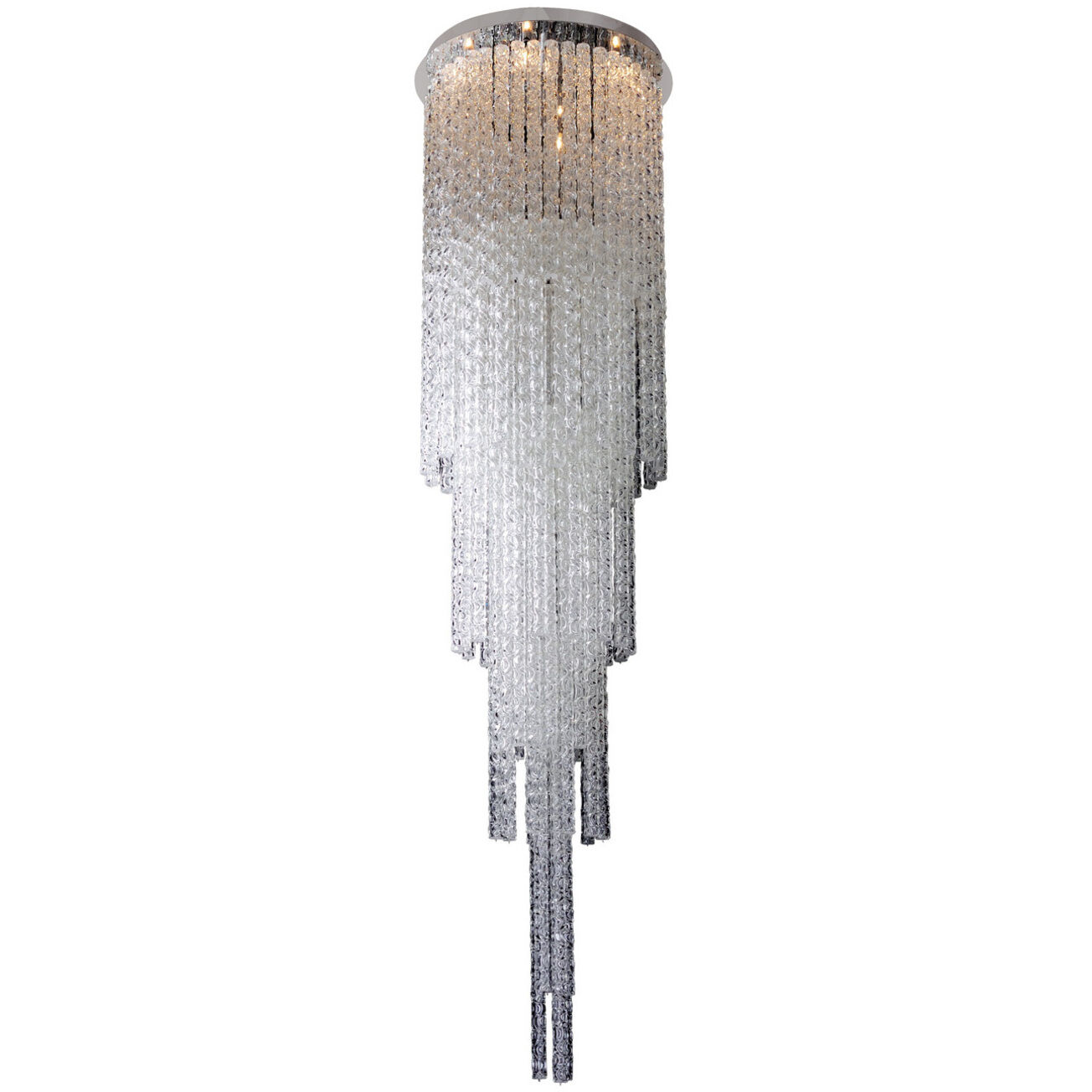 Botticelli 6 Light 26 inch Chrome Flush Mount Ceiling Light