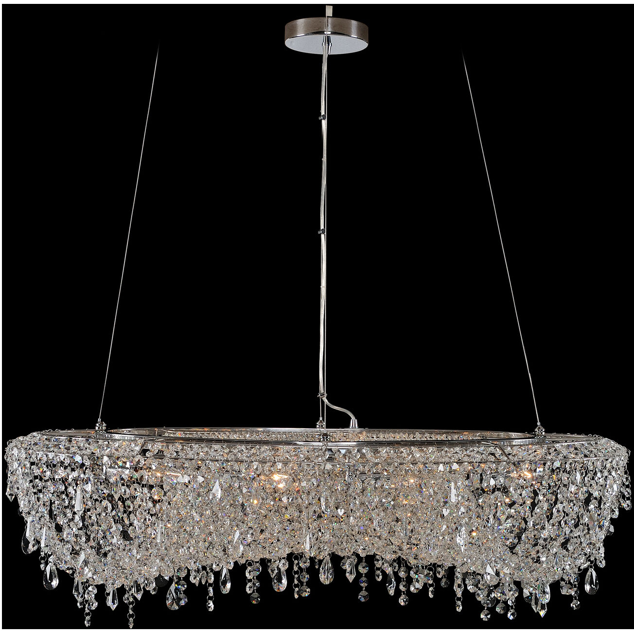 Voltare 8 Light 15 inch Chrome Pendant Ceiling Light