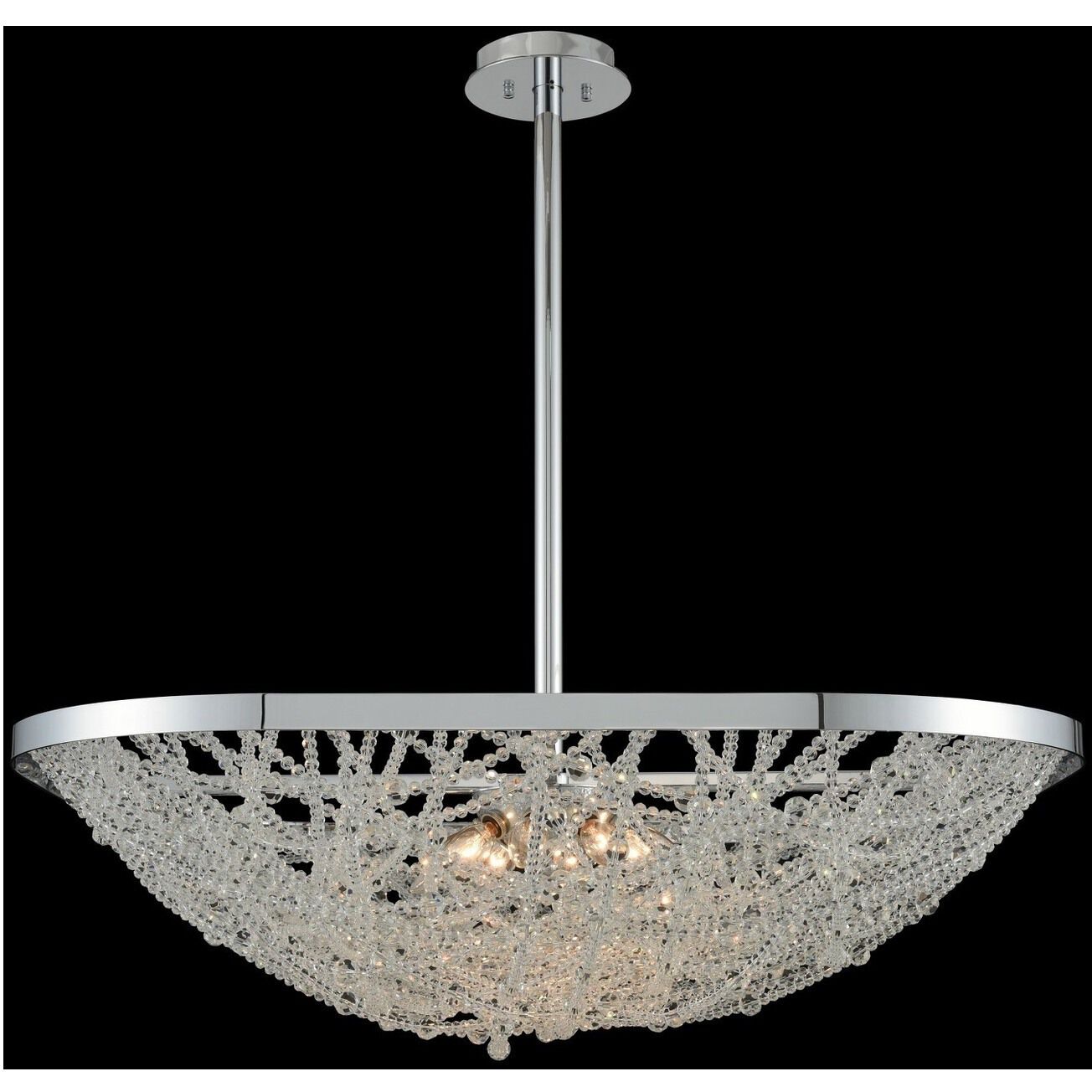 Lana 8 Light 32 inch Chrome Pendant Ceiling Light