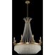 Tavo 12 Light 34 inch Winter Brass Chandelier Pendant Ceiling Light