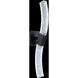 Athena Wall Sconce Wall Light in Firenze, Matte Black W/ Polished Nickel