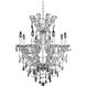 Brahms 8 Light 28 inch Chrome Chandelier Ceiling Light in Firenze Clear