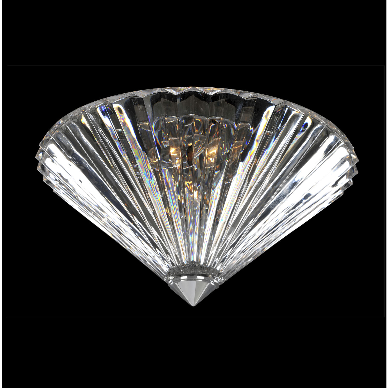 Chauvet 3 Light 16 inch Chrome Flush Mount Ceiling Light