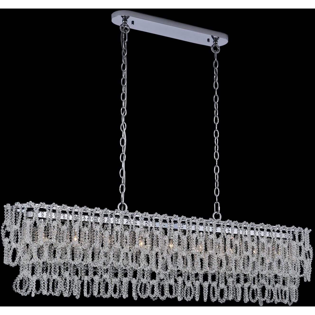 Loop Island Light Ceiling Light in Polished Chrome