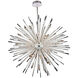 Angelo 10 Light 26 inch Matte Black with Polished Silver Pendant Ceiling Light in Matte Black W/ Polished Silver