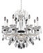 Campra 8 Light 30.5 inch Two-Tone Silver Chandelier Ceiling Light
