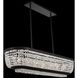 Terzo Island Light Ceiling Light in Matte Black With Polished Chrome