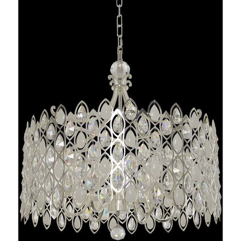 Prive 6 Light 26 inch Two Tone Silver Pendant Ceiling Light