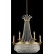 Tavo 9 Light 26 inch Winter Brass Chandelier Pendant Ceiling Light