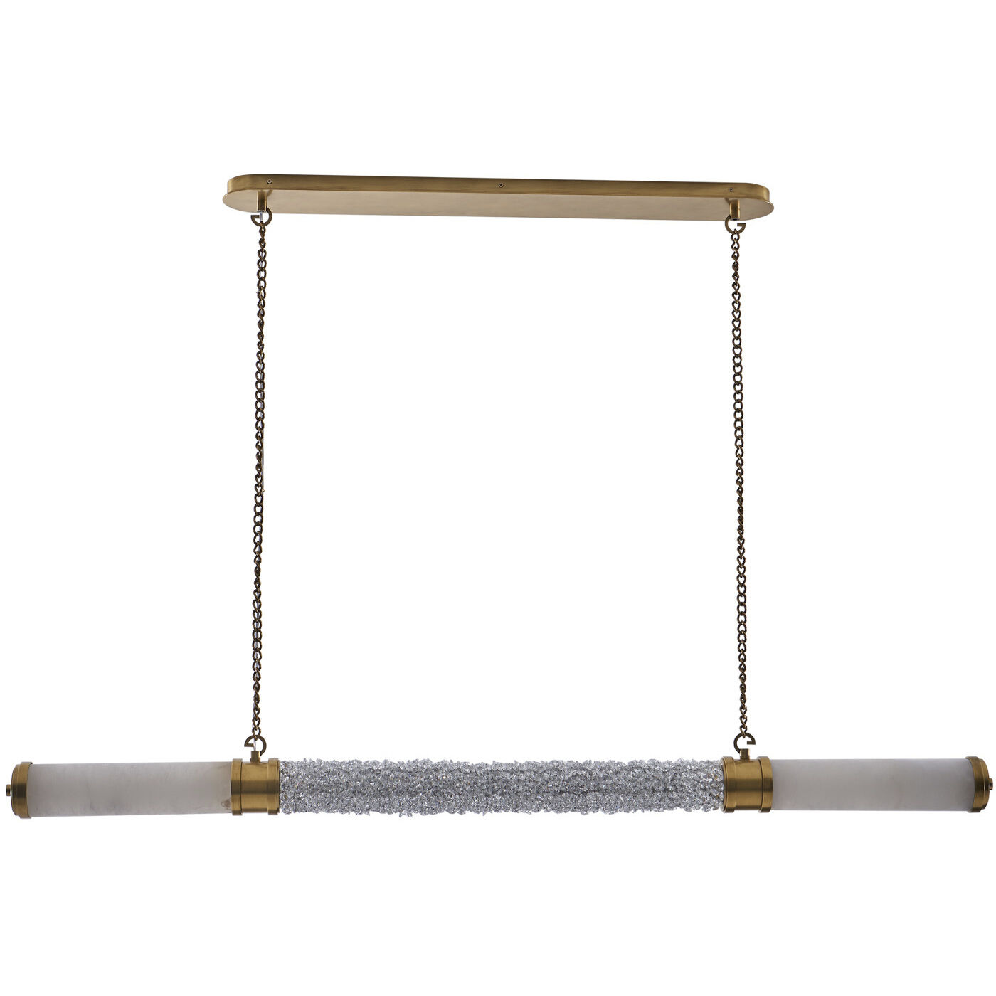 Tubo Island Light Ceiling Light in True Brass