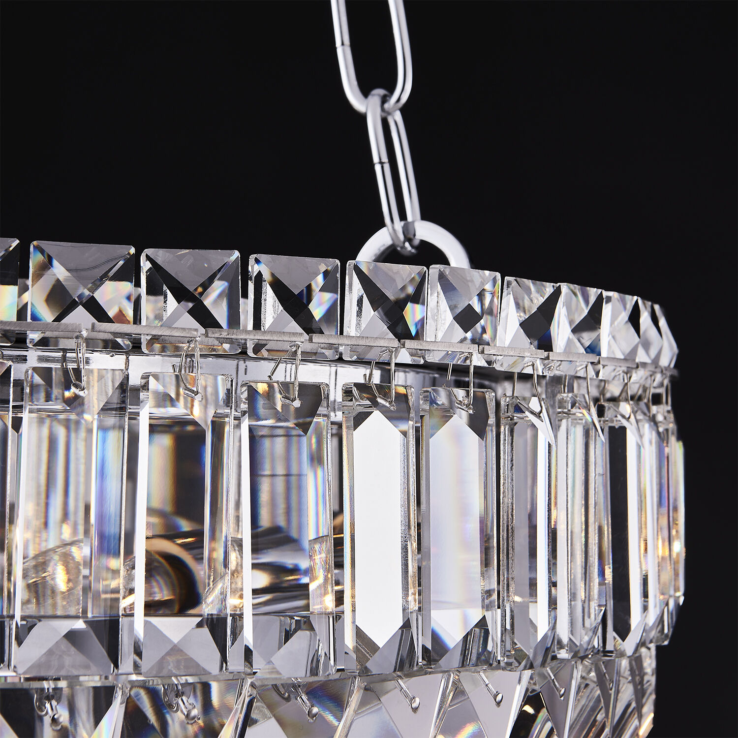 Circolare 5 Light 18 inch Polished Chrome Pendant Ceiling Light