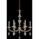 Floridia 6 Light 27 inch Matte Brushed Champagne Gold Chandelier Ceiling Light