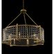 Verona 6 Light 32 inch Brushed Pearlized Brass Pendant Ceiling Light in Firenze Clear