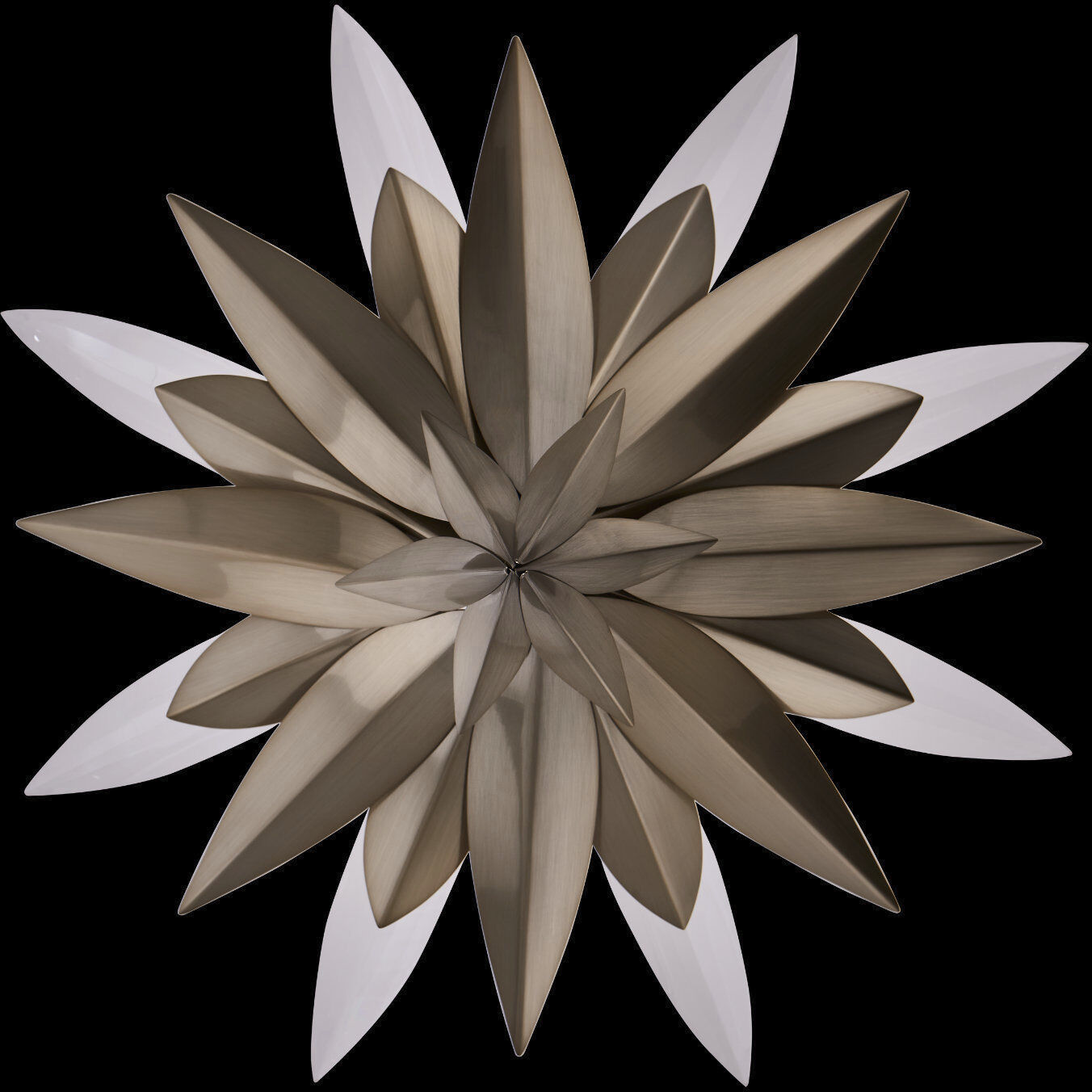 Roche 3 Light 18.5 inch Winter Brass Pendant Ceiling Light