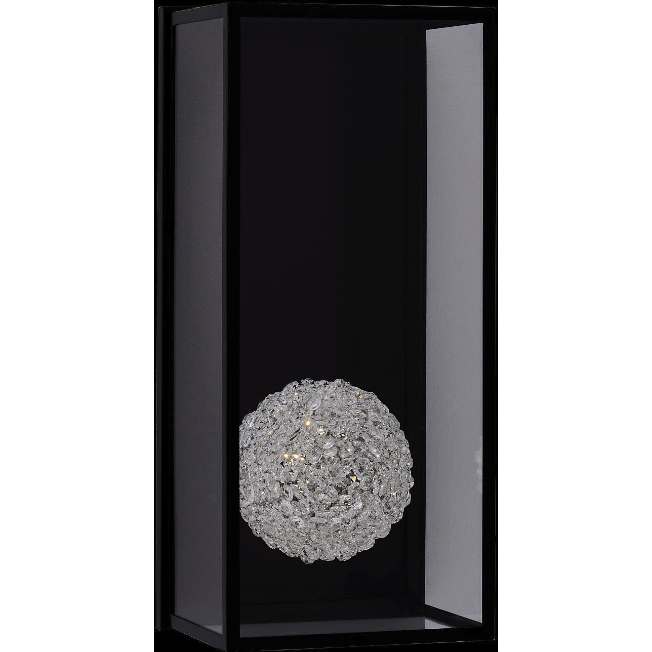 Lina 22 inch Matte Black Outdoor Wall Sconce