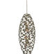 Gemini 12 Light 17 inch Champagne Gold Foyer Ceiling Light