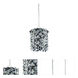Milieu Mini Pendant 1 Light 5.5 inch Chrome Mini Pendant Ceiling Light in Firenze Clear with Crystal Blue AB Accents