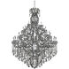 Brahms 66 Light 70 inch Chrome Chandelier Ceiling Light in Firenze Smoked Fleet Argentine