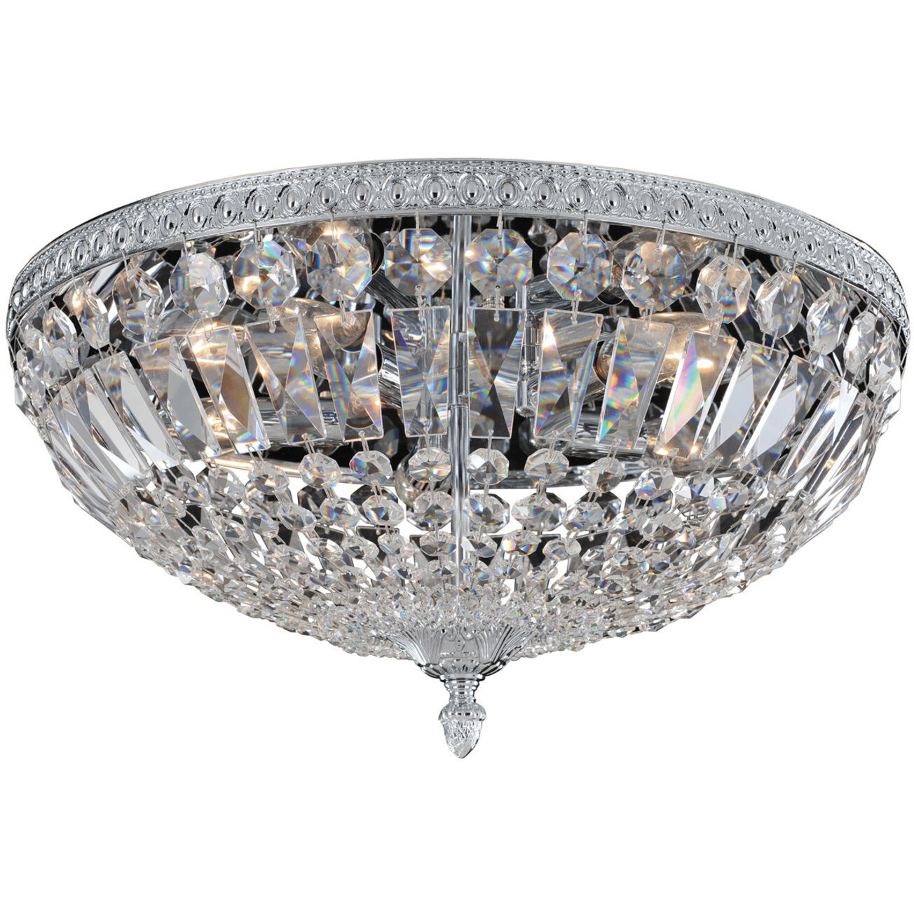 Lemire 5 Light 18 inch Antique Gold Flush Mount Ceiling Light