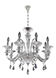 Chauvet 8 Light 27 inch Chrome Chandelier Ceiling Light