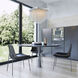 Tenda 8 Light 28 inch Chrome Pendant Ceiling Light in Firenze Clear