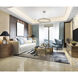 Lina Esterno 32 inch Matte Black Outdoor Flush Mount in Firenze Clear