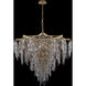Cadere 24 Light 40 inch Two Tone 18K Gold Pendant Ceiling Light in Firenze Clear
