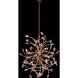 Fiore 24 Light 43 inch Pearlized Antique Brass Chandelier Ceiling Light