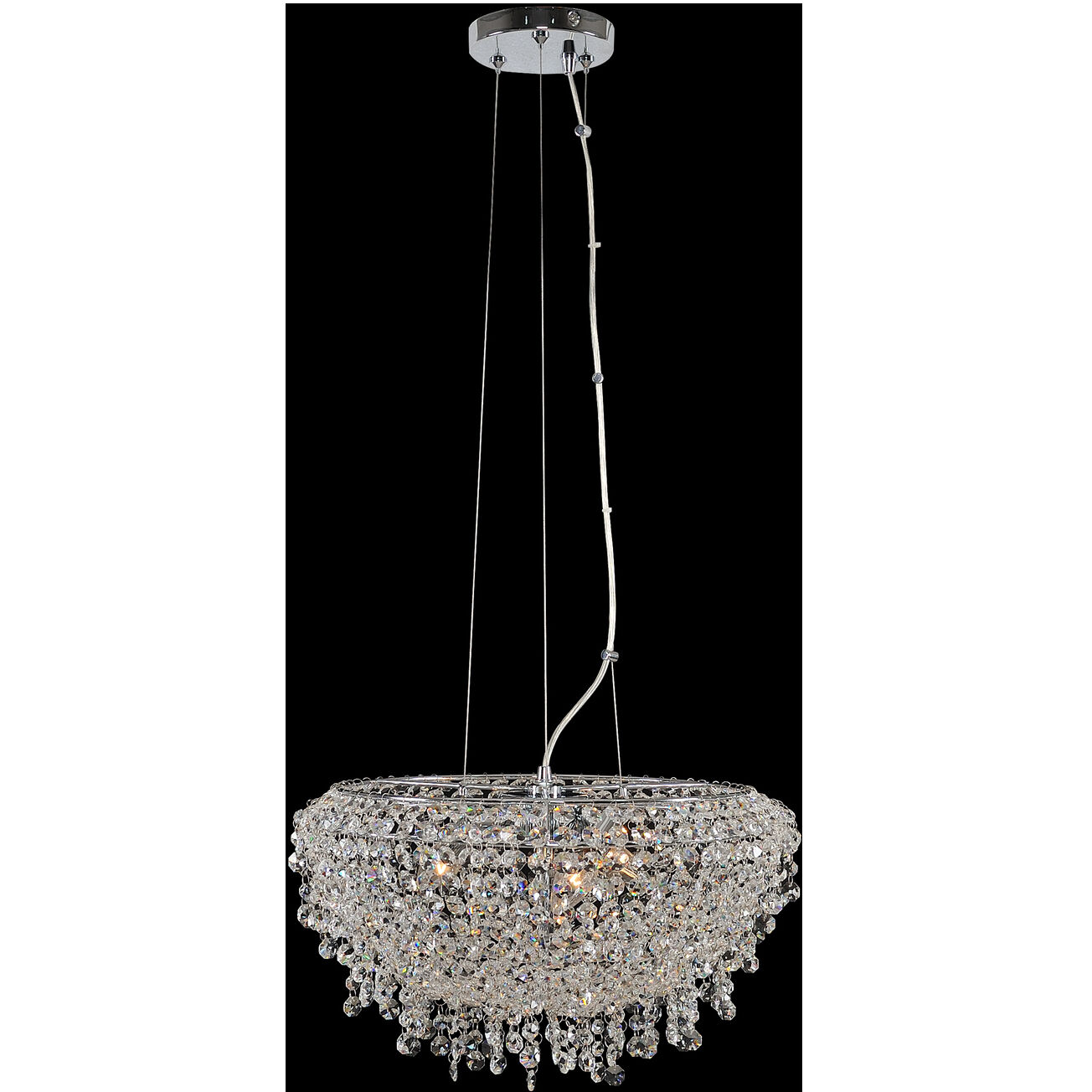 Voltare 3 Light 16 inch Chrome Pendant Ceiling Light