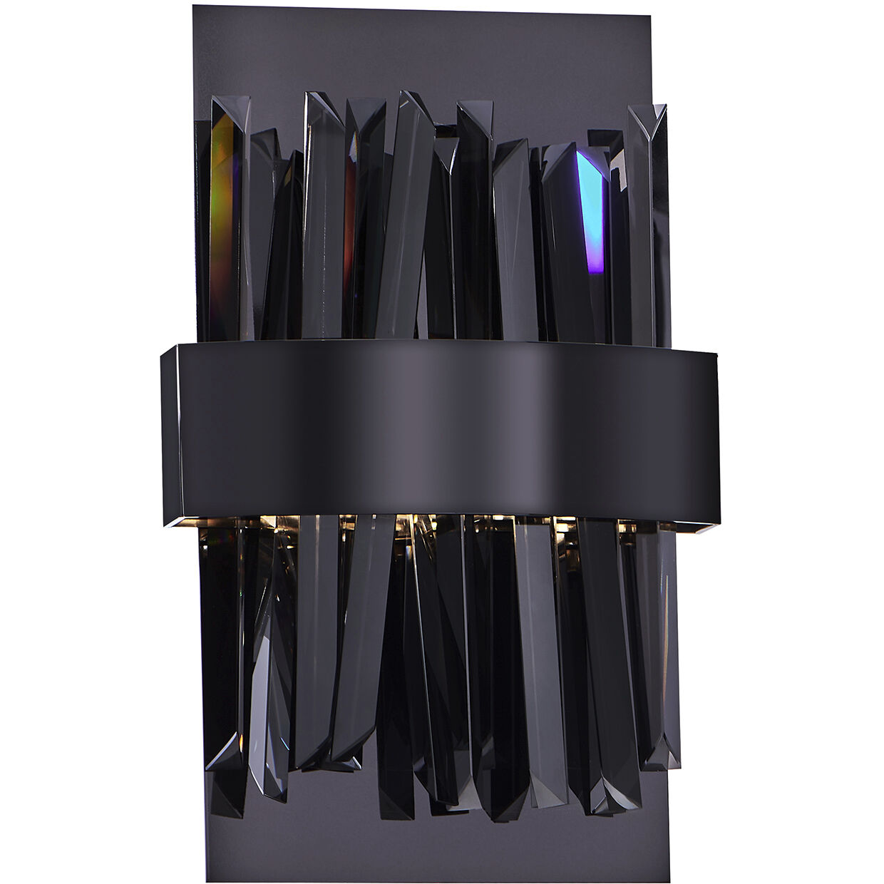 Glacier LED 7.5 inch Black Nickel ADA Wall Sconce Wall Light