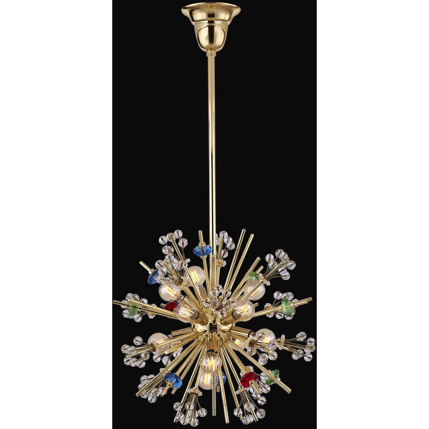 Constellation 10 Light 19 inch 18K Gold Pendant Ceiling Light