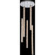 Lina Esterno 27 inch Matte Black Outdoor Wall Sconce in Firenze Clear