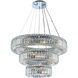 Rondelle 18 Light 26 inch Chrome Pendant Ceiling Light in Firenze