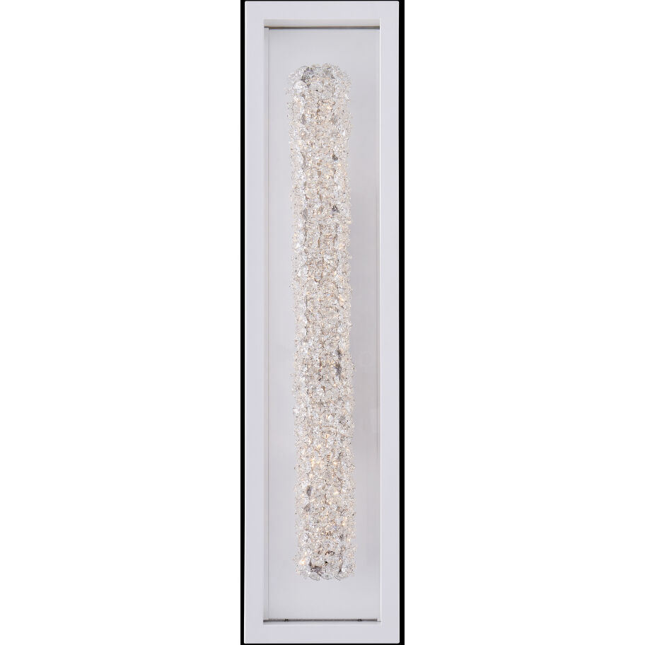 Lina Esterno 27 inch Matte White Outdoor Wall Sconce