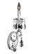 Faure 1 Light 6 inch Chrome Wall Bracket Wall Light