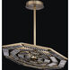 Tempo 38 inch Winter Brass Pendant Ceiling Light