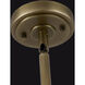 Misto 36 inch Satin Brass Pendant Ceiling Light