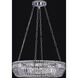 Circolare 8 Light 28 inch Polished Chrome Pendant Ceiling Light in Firenze Clear