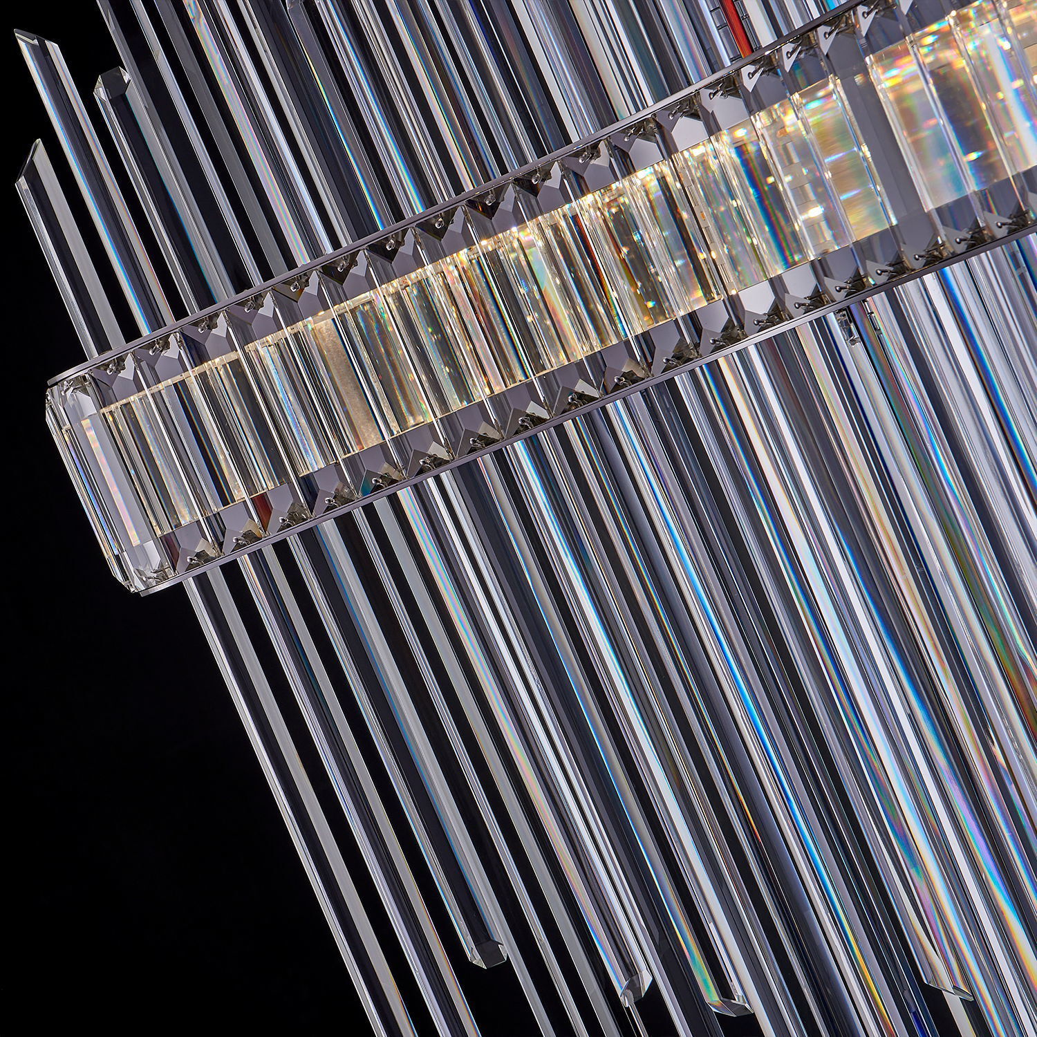 Piovere 28 inch Polished Chrome Pendant Ceiling Light