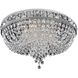 Cascata 4 Light 18 inch Chrome Flush Mount Ceiling Light