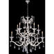 Vasari 10 Light 38 inch Two Tone Silver Chandelier Ceiling Light