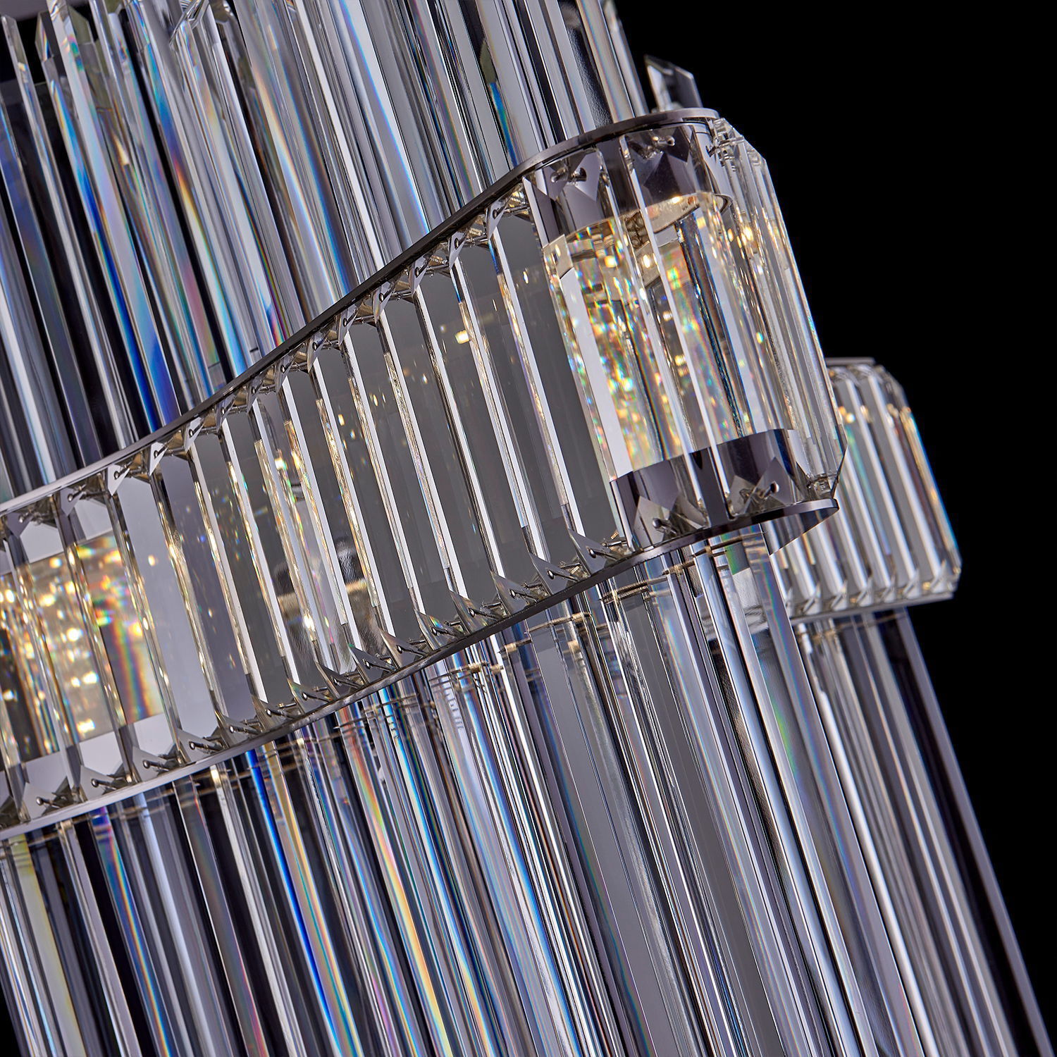 Piovere 28 inch Polished Chrome Pendant Ceiling Light