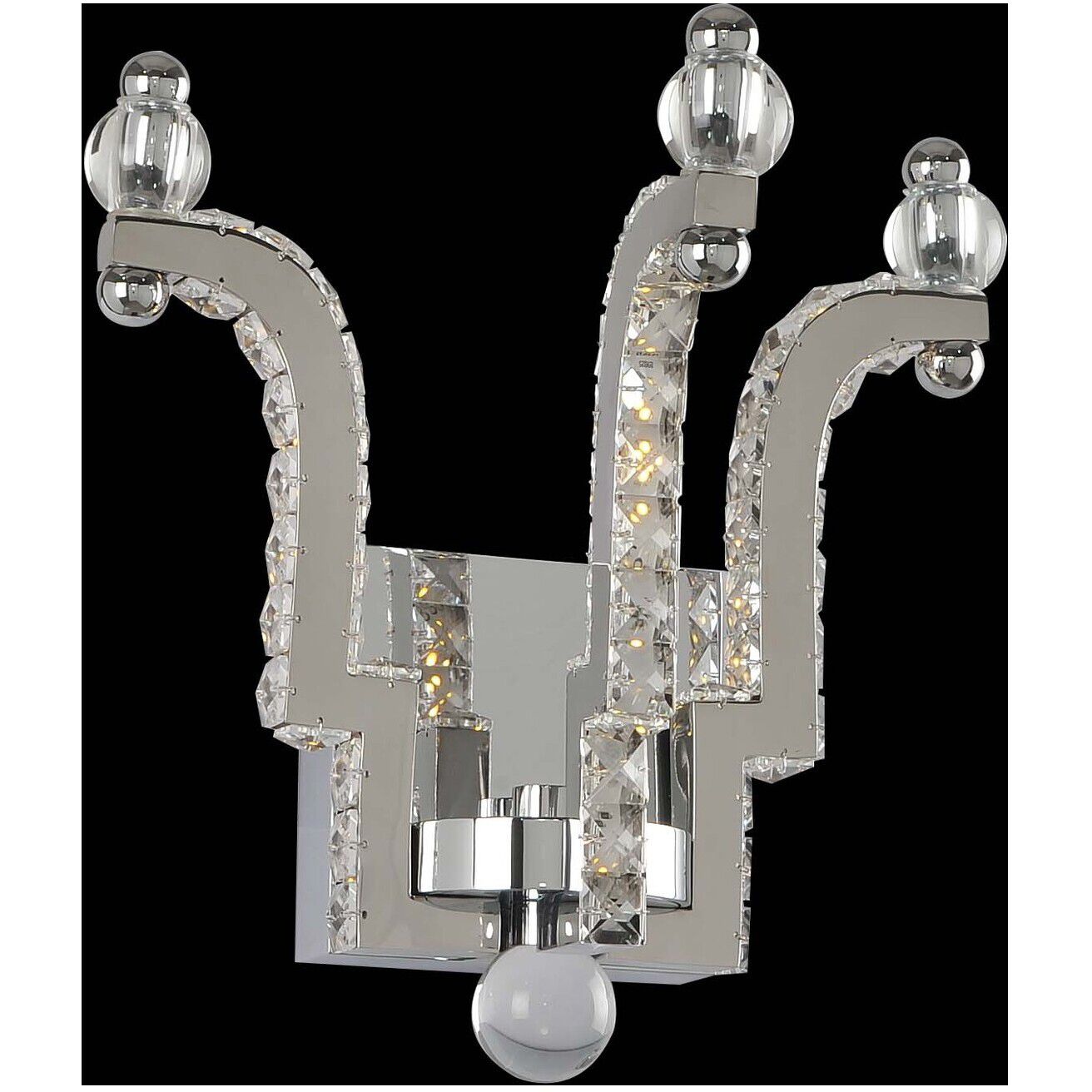Cambria LED 11 inch Chrome Wall Sconce Wall Light