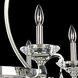 Orecchini 9 Light 29 inch Two Tone Silver Chandelier Ceiling Light