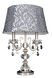 Bertalli 21 inch 40 watt Brushed Nickel Table Lamp Portable Light